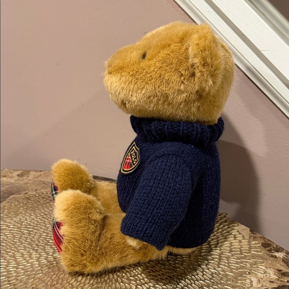 POLO Ralph Lauren Plush Bear with Navy Sweater - Picture 12 of 13